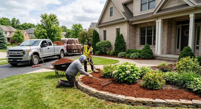 Cypress Mulch Installation in Ventura County, CA