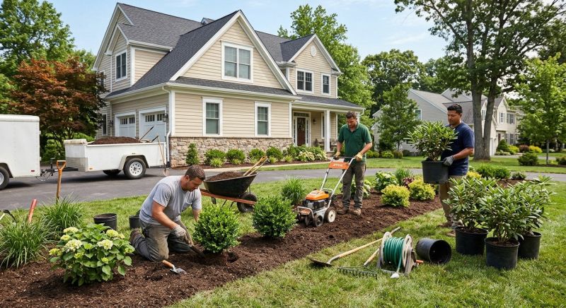 Garden Mulch Installation in Ventura County, CA