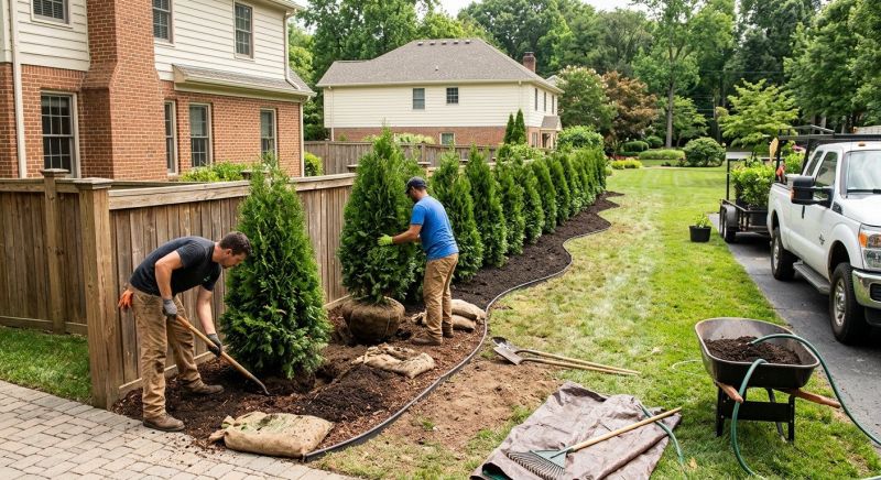 Privacy Shrub Installation in Ventura County, CA