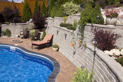 Install Pool Masonry!